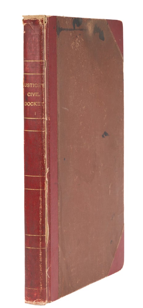 Item #73706 Docket Book, Hardeman County, Texas, 1905-1910. Manuscript, Texas.