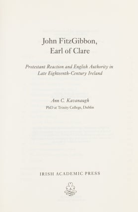 John FitzGibbon, Earl of Clare, Protestant Reaction and English...