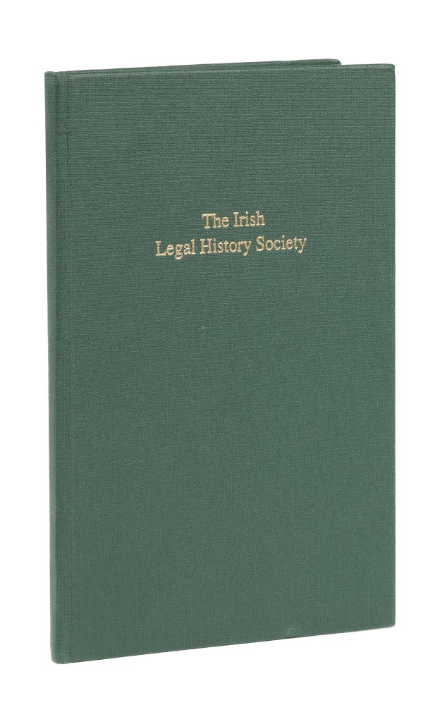 Item #73823 The Irish Legal History Society, Inaugural Addresses. W. N. Osborough.