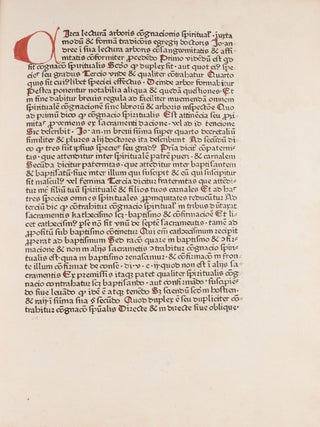 Super Arboribus Consanguinitatis et Affinitatis et Cognationis...