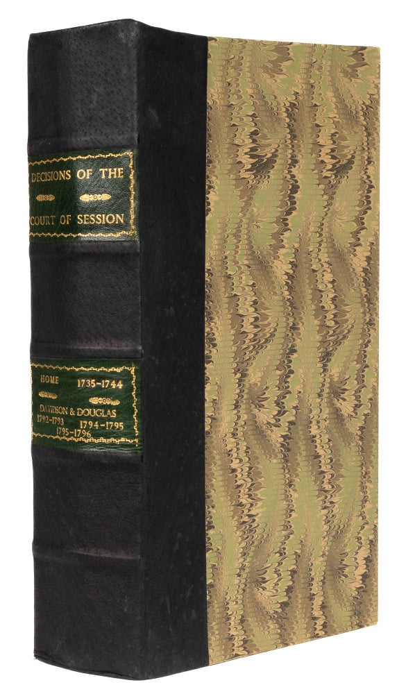 Item #73941 Decisions of the Court of Session, 1735-1796. Scotland, Court of Session, Robert Davidson.