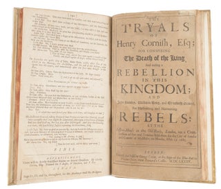 The Proceedings and Tryal [With] The Tryals of Henry Cornish, Esq...