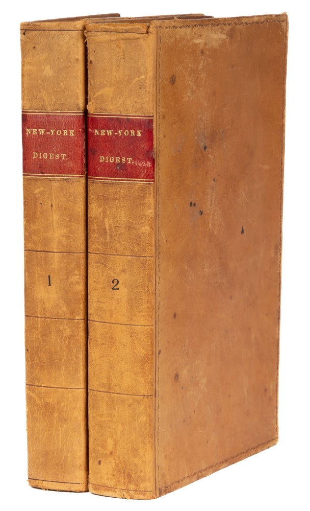 Item #74046 A Digested Index of the Reports of the Supreme Court... 2 vols. 1822. Rodney Smith Church.