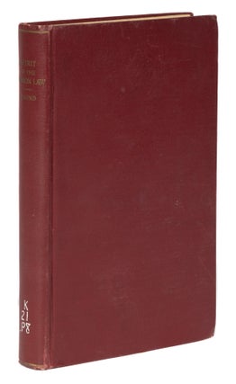 Item #74110 The Spirit of the Common Law. First Edition, 1921. Roscoe Pound