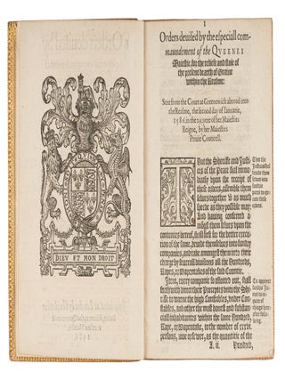 Orders Devised by the Especiall Commandement of the Queenes Maiestie..