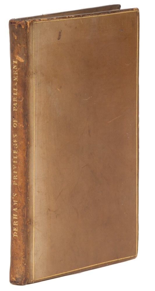 Item #74182 A Manuell or, Briefe Treatise of Some Particular Rights and. Robert Derham.