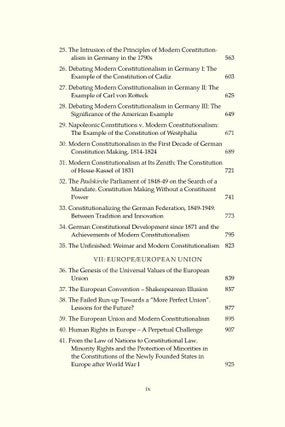 Modern Constitutionalism: Origin and Manifestations. 2 vols.