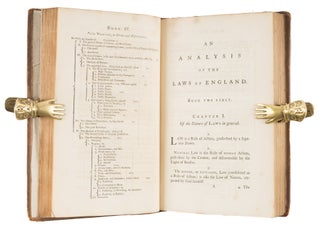 An Analysis of the Laws of England. To Which Is Prefixed an...