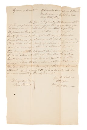 Six Manuscript Grand Jury Indictments, Lycoming County, PA, 1832-1839.