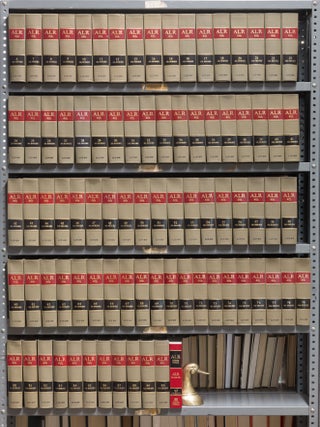 Item #74365 American Law Reports 4th. Vols. 6-17, 19-90 (1981-1991). Lawyers Cooperative Thomson...