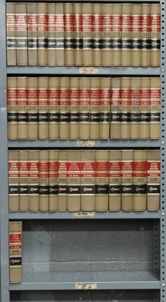 Item #74415 North Eastern Reporter 2d. 45 Misc. Vols. 8 linear feet shelf space. Thomson Reuters...