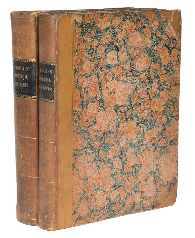 Item #74449 Juridical Arguments and Collections. 2-Volume Set. Francis Hargrave.