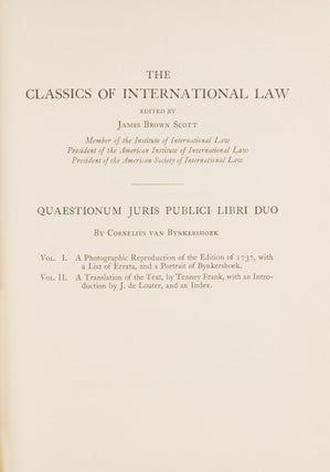 Quaestionum Juris Publici Libri Duo, [English] Translation of the Text