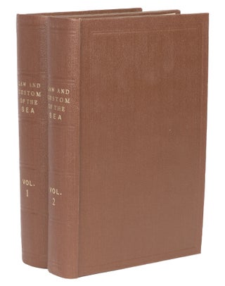 Item #74524 Documents Relating to Law and Custom of the Sea. 2 Volumes. 1915-1916. Reginald G....