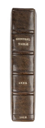Un General Table, A Touts les Severall Livres de les Reports de la...