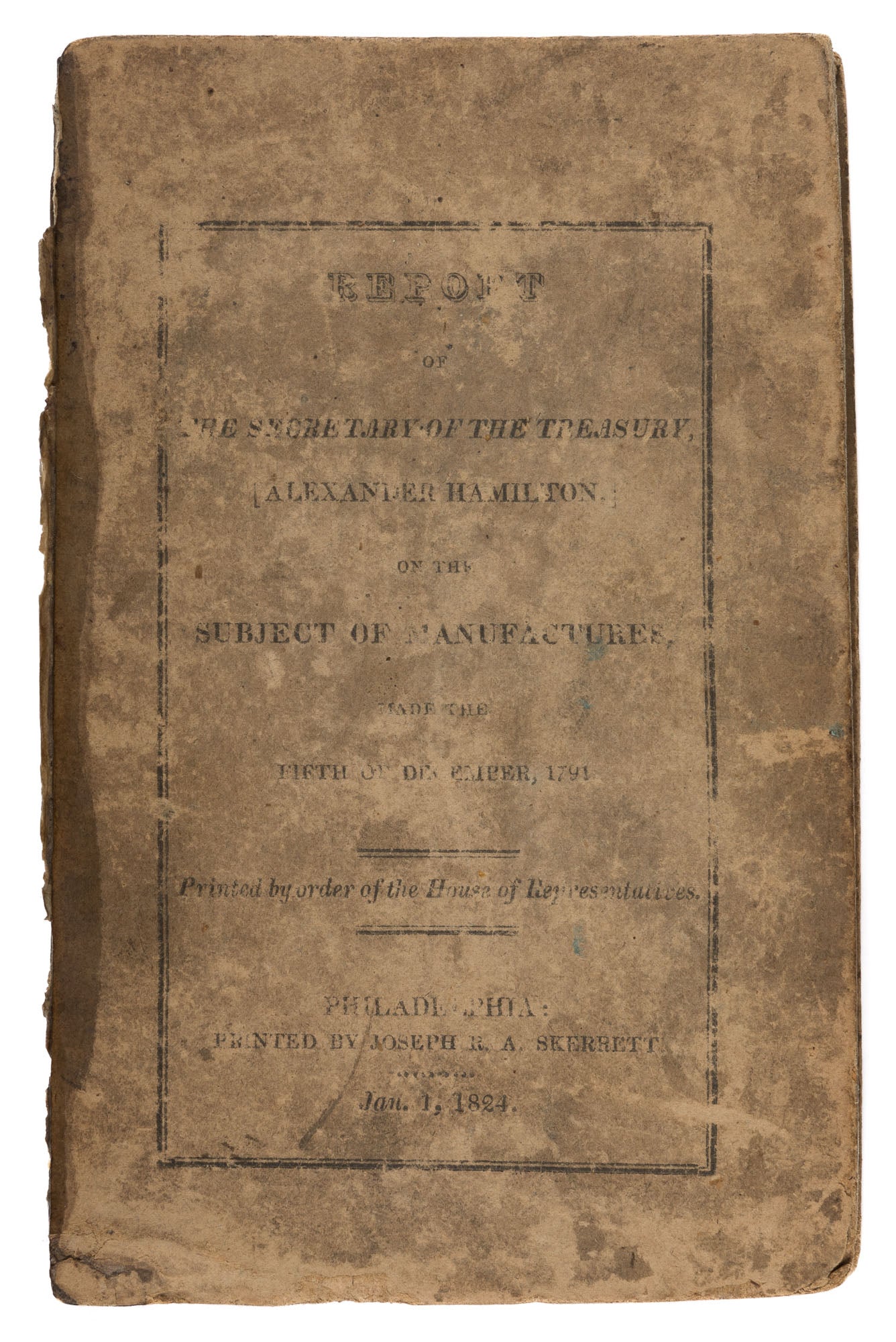 Report on manufactures online 1791