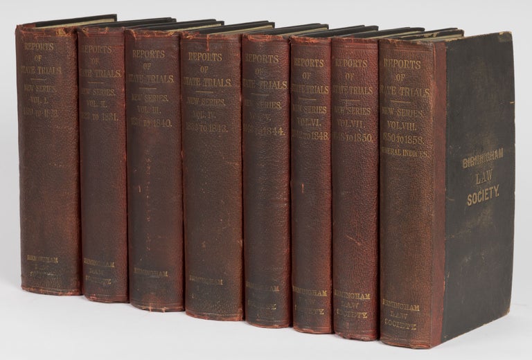 Item #74700 Reports of State Trials, New Series. 1820-1858, 8 Volumes. Trials, Sir John Macdonell.