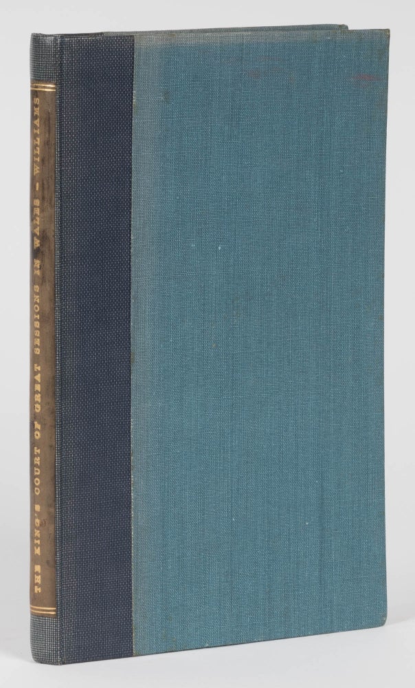 Item #74716 An Account of the King's Court of Great Sessions in Wales. W. Llewelyn Williams.