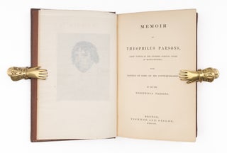 Memoir of Theophilius Parsons [with] Autograph Letter, Signed [And]...