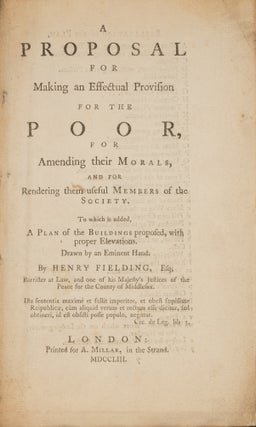 A Proposal for Making an Effectual Provision for the Poor...