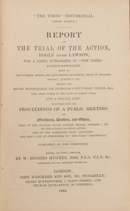 Report of the Trial of the Action, Bogle Versus Lawson, For a Libel...