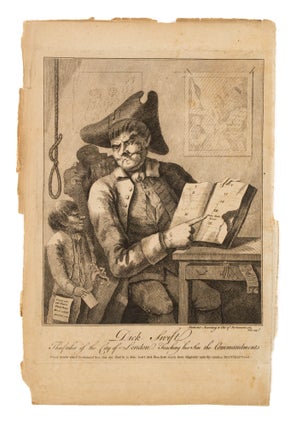 Item #75089 Dick Swift Thieftaker of the City of London Teaching His Son the. Richard Swift, etching