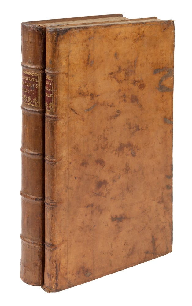 Item #75164 Les Reports des Divers Special Cases, 2 vols, London, 1683-1684. Thomas Siderfin.