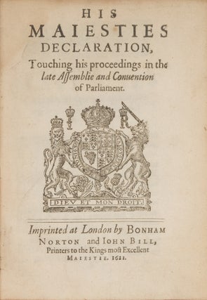 His Majesties Declaration, Touching His Proceedings in the Late...