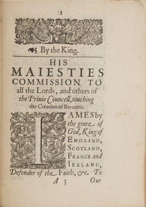 His Majesties Commission to All the Lords, And Others of the Privie...