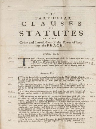 Item #75258 An Assistance to Justices of the Peace, For the Easier Performance. Joseph Keble