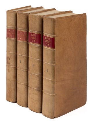 Item #75266 The Justice of the Peace, And Parish Officer, London, 1805, 4 vols. Richard Burn