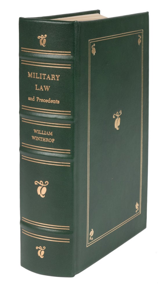 Item #75290 Military Law and Precedents. Second edition, revised and enlarged. William Winthrop.