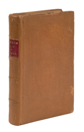 The Common Law, First Edition, Boston, 1881, Law-Calf Binding. Oliver Wendell Holmes, Jr.