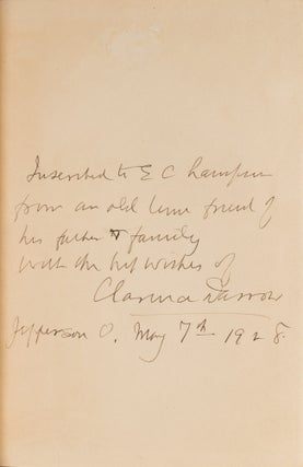 Farmington. 1904. First Edition. Signed & Inscribed by Darrow.