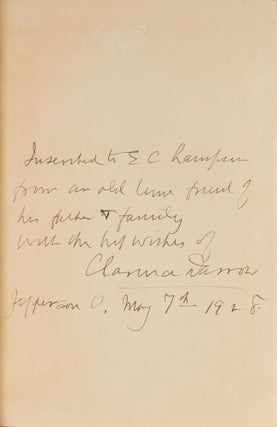 Farmington. 1904. First Edition. Signed & Inscribed by Darrow.