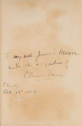 Crime: Its Cause and Treatment, First Edition, Inscribed by Darrow.