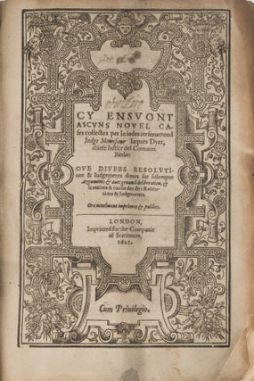 Cy Ensuont Ascuns Novel Cases, Collectes per le Iades Tresreverend...