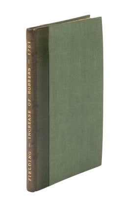 Item #75427 An Enquiry Into The Causes Of The Late Increase Of Robbers, &c. Henry Fielding