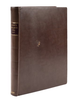 Item #75430 Le Tierce Part des Reportes del Edward Coke Lattorney Generall. Sir Edward Coke