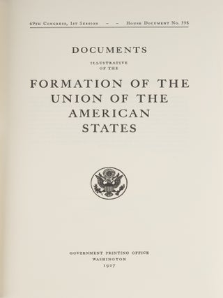 Documents Illustrative of the Formation of the Union of the...
