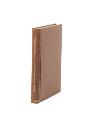 Item #75484 The Trials of George Robert Fitzgerald, Esq; And Timothy Brecknock. Trials, George...