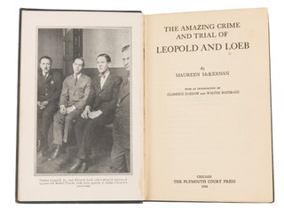 The Crime and Trial of Leopold and Loeb, Owned by Leopold's Brother.