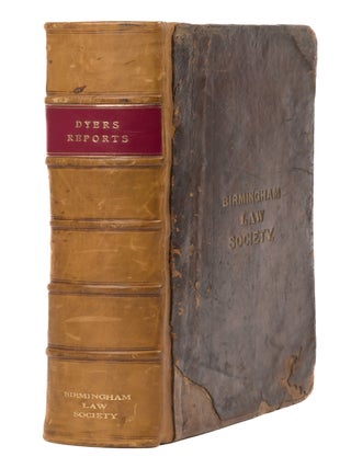 Item #75541 Les Reports des Divers Select Matters & Resolutions des Reverend. Sir James Dyer