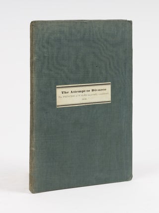 Item #75566 The Attempt to Divorce the Princess of Wales Impartially Considered. Trial, Queen of...