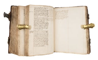 Commonplace Book on Land and Estate Law, Law French, 17th century.