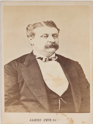 4" x 2-1/2" Cartes-de-Visite of Fisk, Stokes and Mansfield.