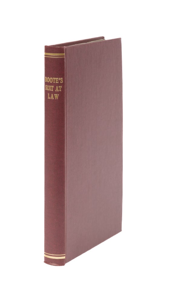 Item #75626 An Historical Treatise of an Action or Suit at Law, London, 1823. Richard Boote, George Crompton, Baker J. Sellon.