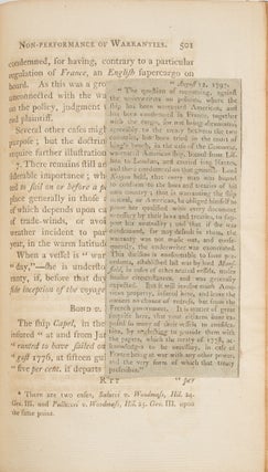 Elements of the Law Relating to Insurances, Edinburgh, 1787.