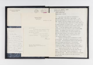 Item #75680 Autograph Letter, Signed, To Garson Kanin and Ruth Gordon [with] TLS. Felix...