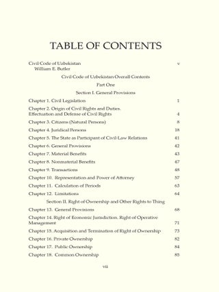 Civil Code of the Republic Uzbekistan. (2023).